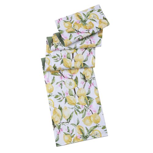 MM Linen Limone Tablerunner 40x200cm