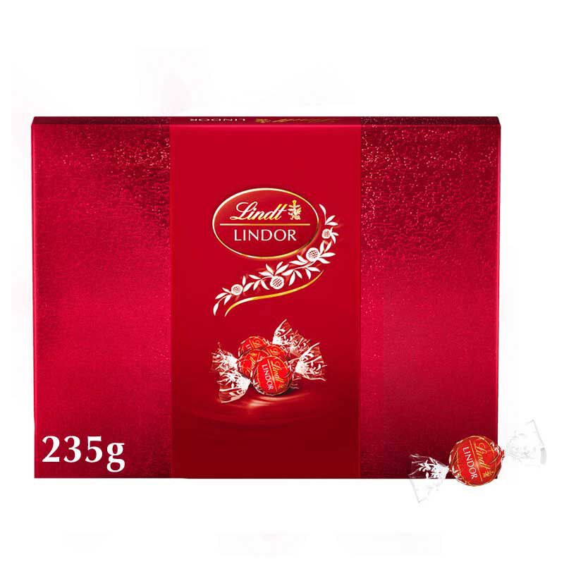 Lindt LINDOR Milk Gift Box 235g image number 0