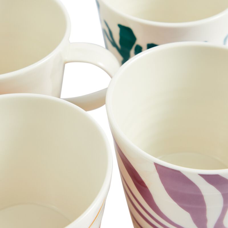 Royal Doulton 1815 Bright Mug 400ml Mixed Pattern Set of 4 image number 2