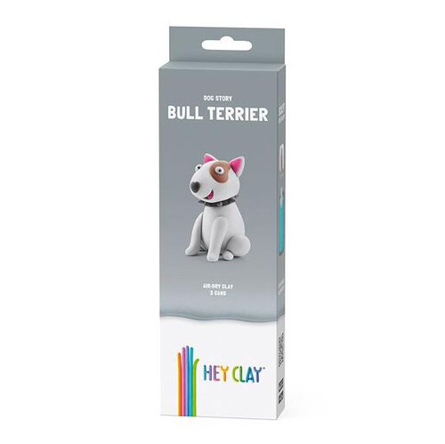 Hey Clay Dog Story Bull Terrier