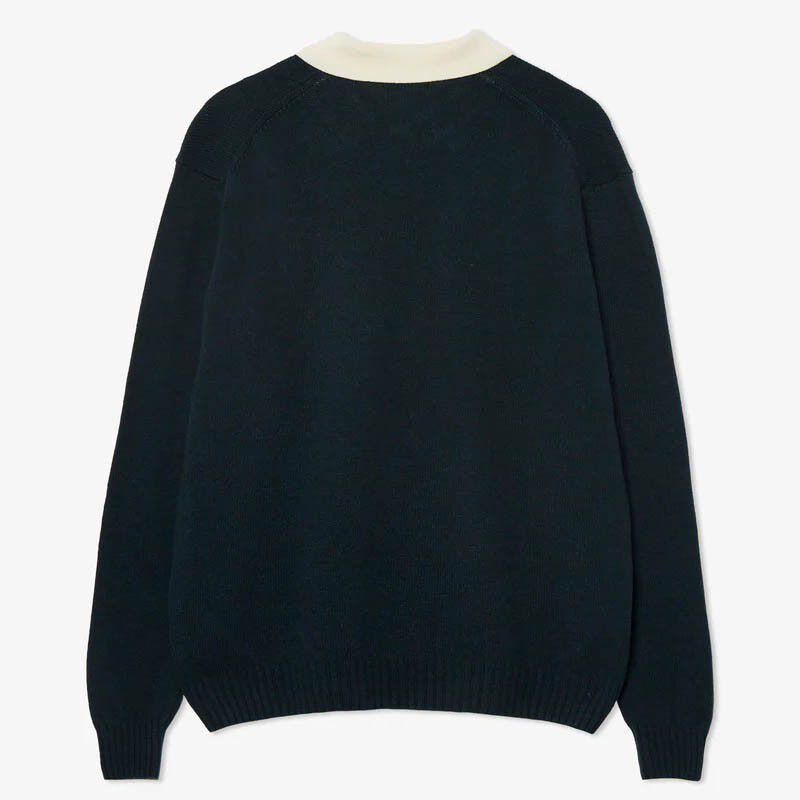 POMPEII Logo Wool Knit Polo image number 1