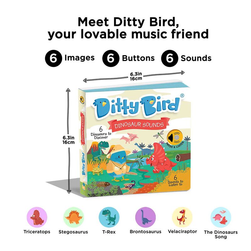 Ditty Bird Dinosaur Sounds image number 1