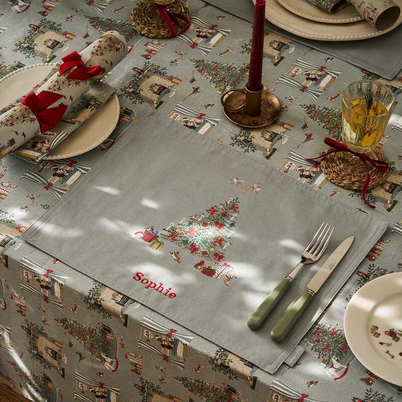 Sophie Allport Cosy Christmas Fabric Placemat image number 1