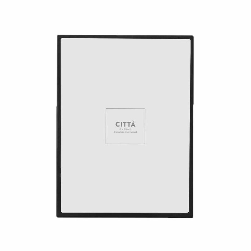 Citt&agrave; Metal Photo Frame Black&nbsp; (Photo 4x6in) 15x3.5x20cm image number 0