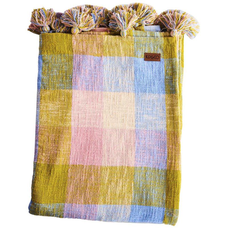 Kip&Co Corfu Tartan Woven Throw image number 0