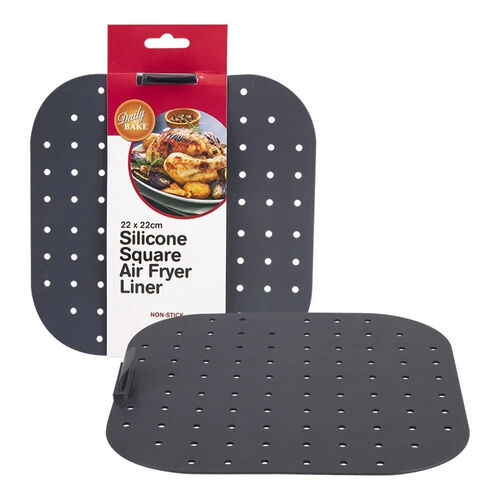 D.Line Silicone Air Fryer Liner – 22cm Square
