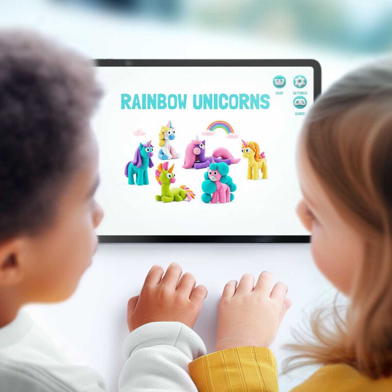 Hey Clay Rainbow Unicorns 15 Cans image number 3