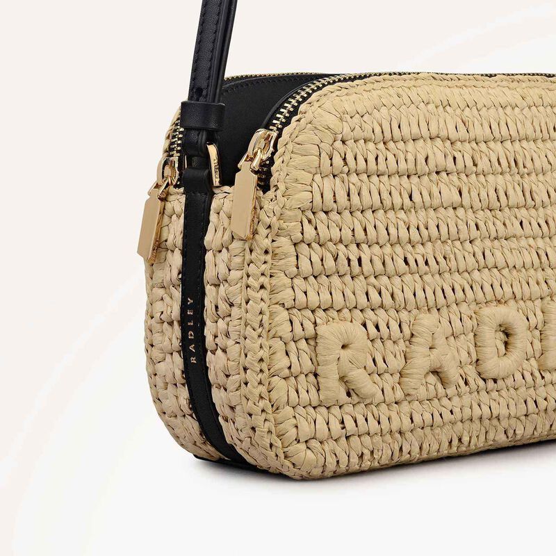 Radley Dukes Place Raffia Medium Ziptop Cross Body image number 3