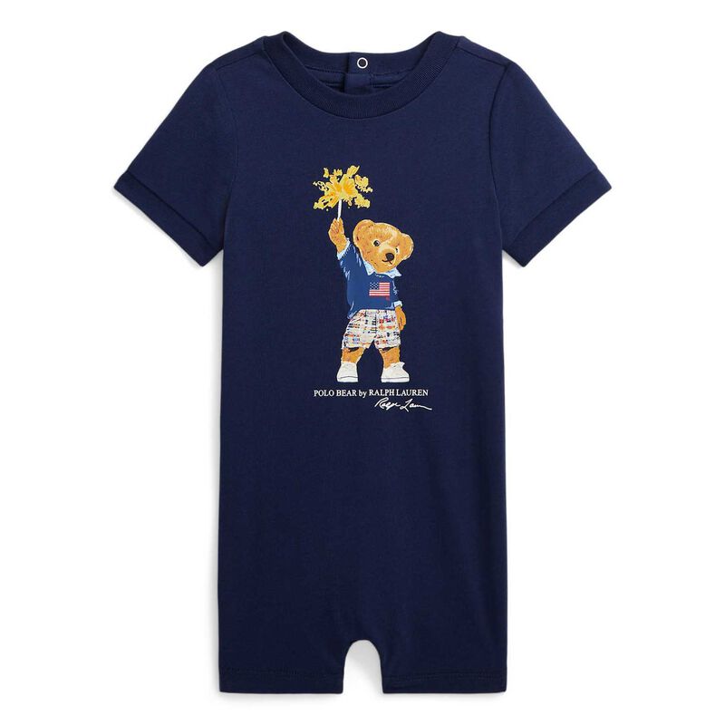 Polo Ralph Lauren Polo Bear Cotton Jersey Shortall 3M-24M image number 0