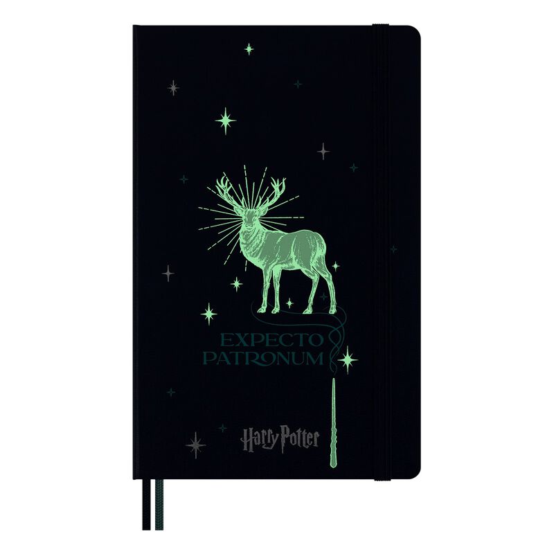 Moleskine LE Harry Potter Notebook Large Ruled Patronum image number 1
