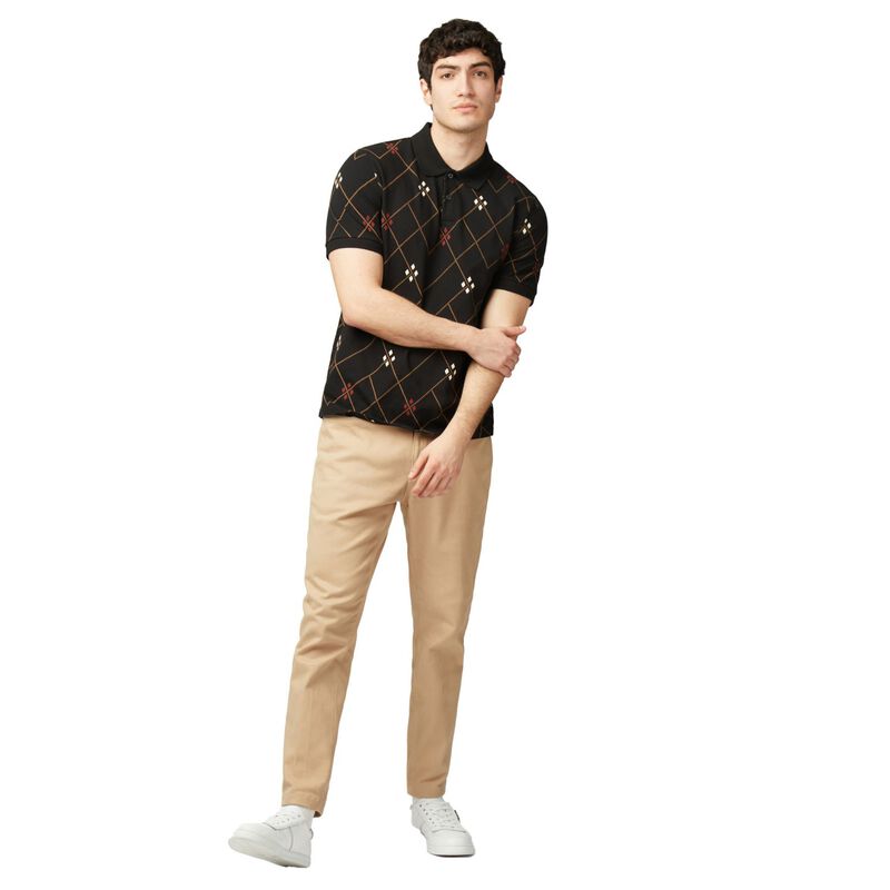 Ben Sherman Argyle Printed Polo image number 3