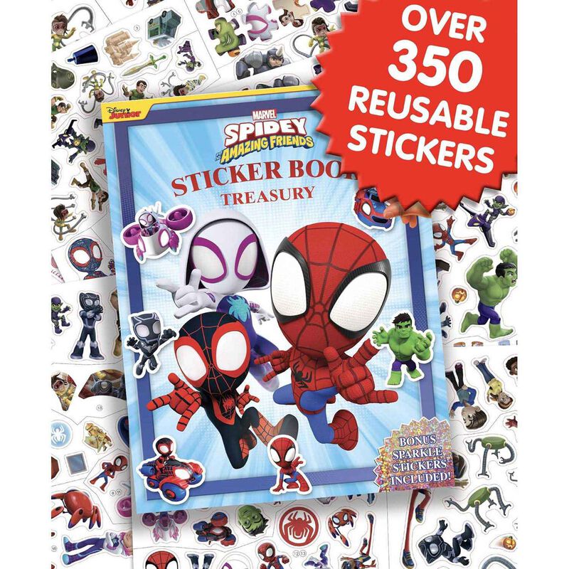 Sticker Book Treasury Marvel Spidey & Friends image number 0
