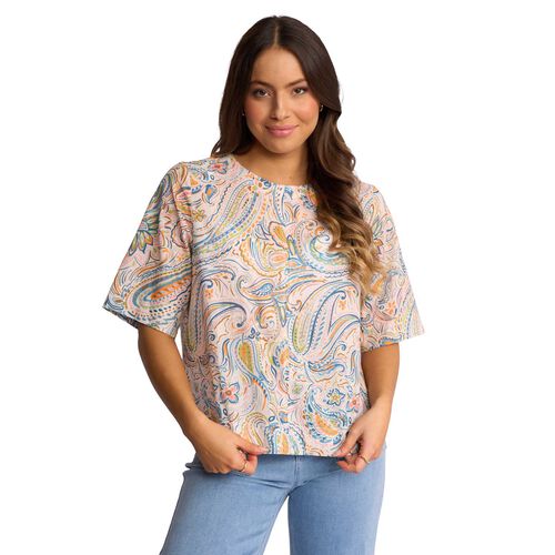 Vassalli Round Neck Top