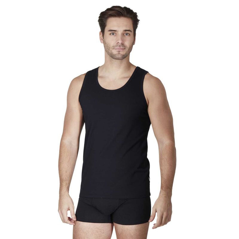 Haigman Cotton Elastane Sless Vests - 2 Pack image number 0