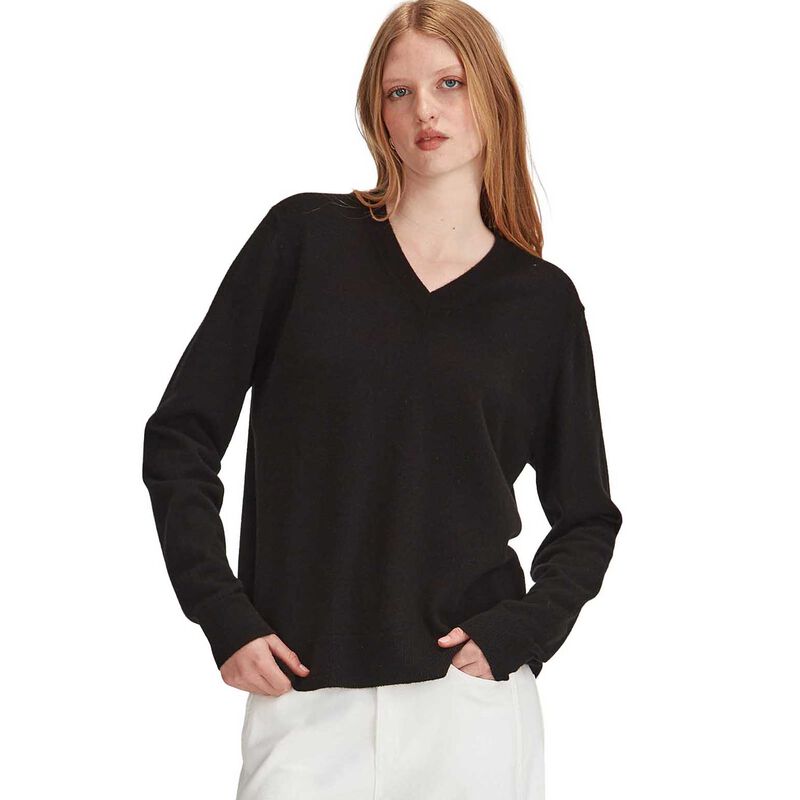 Caroline Sills Lucy Cashmere V Neck Jumper image number 0
