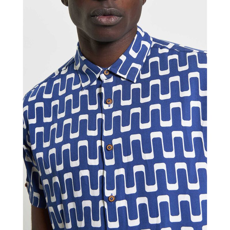 Ben Sherman Jazz Print Short Sleeve Shirt image number 2