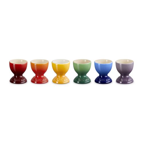 Le Creuset Rainbow Egg Cups Set Of 6