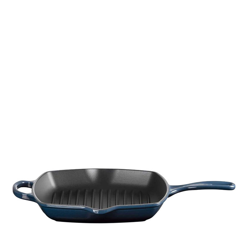Le Creuset Cast Iron Square Grillit 26cm - Nuit image number 0