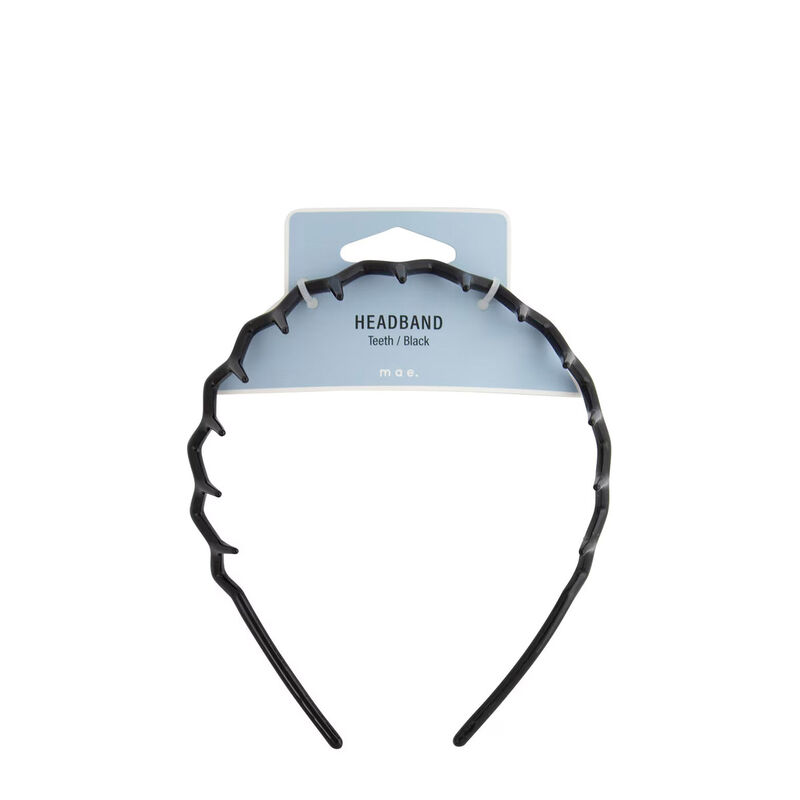 Mae Headband Teeth Black image number 0