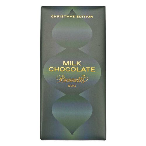 Bennetts of Mangawhai Christmas Collection Milk Chocolate Bar 60g
