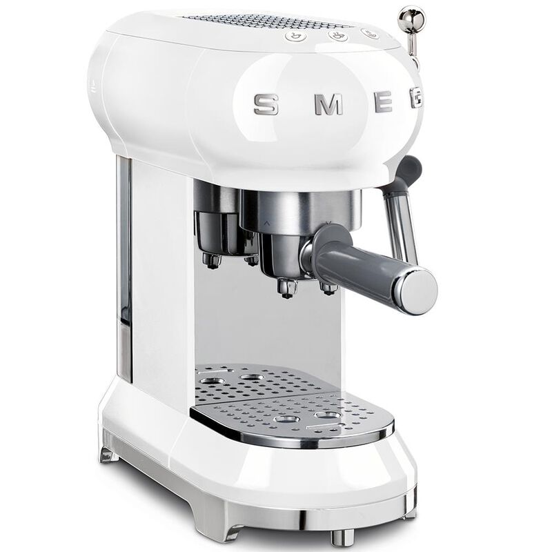 Smeg Espresso Manual Coffee Machine - White image number 0