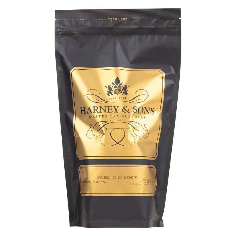 Harney & Sons Darjeeling Tea 50 Sachet Bag image number 0