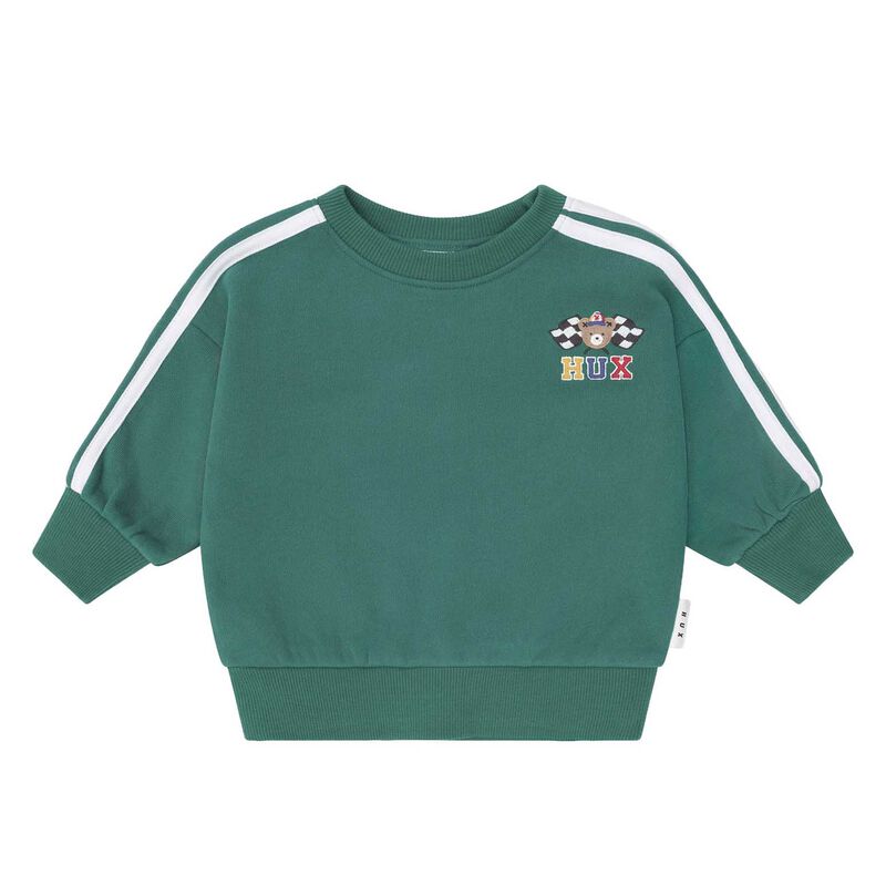Huxbaby Racer Stripe Sweatshirt 6M-2Y image number 0