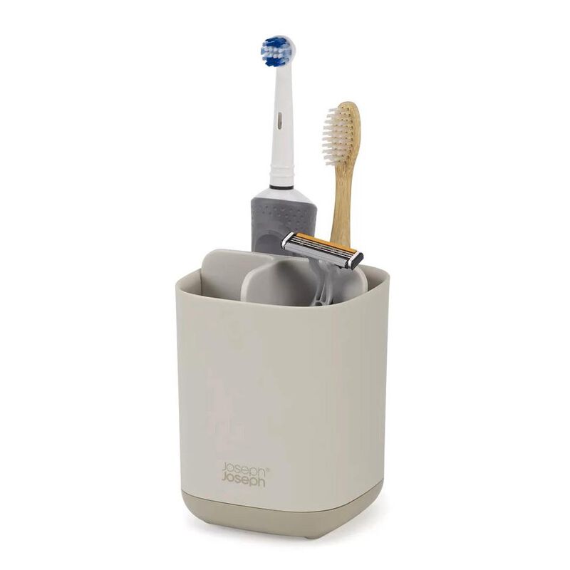Joseph Joseph Easystore Toothbrush Caddy - Ecru image number 0