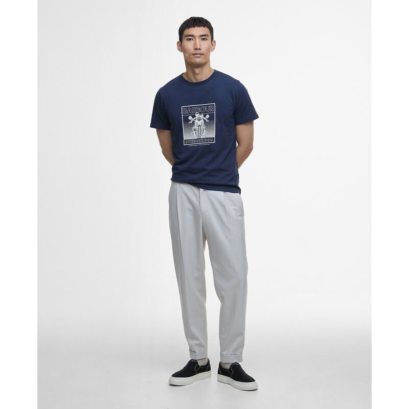 Barbour International Track Graphic T-Shirt image number 3