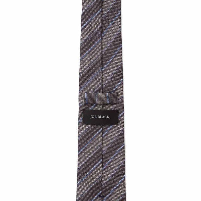 Joe Black Wide Stripe 7.5cm Tie image number 3