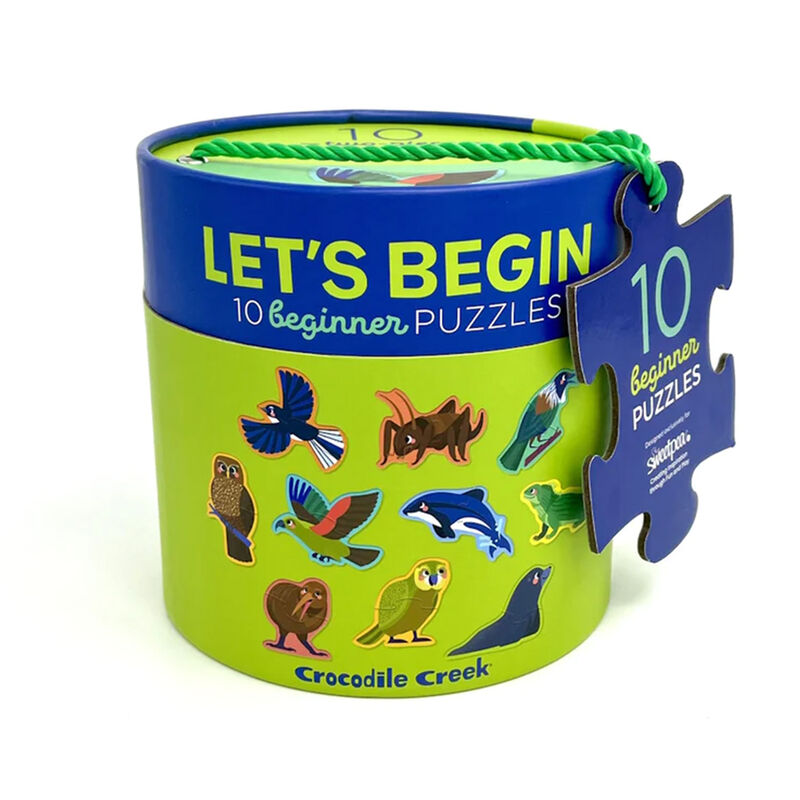 Croc Creek Let's Begin 2 Piece Puzzles - NZ Animals image number 0
