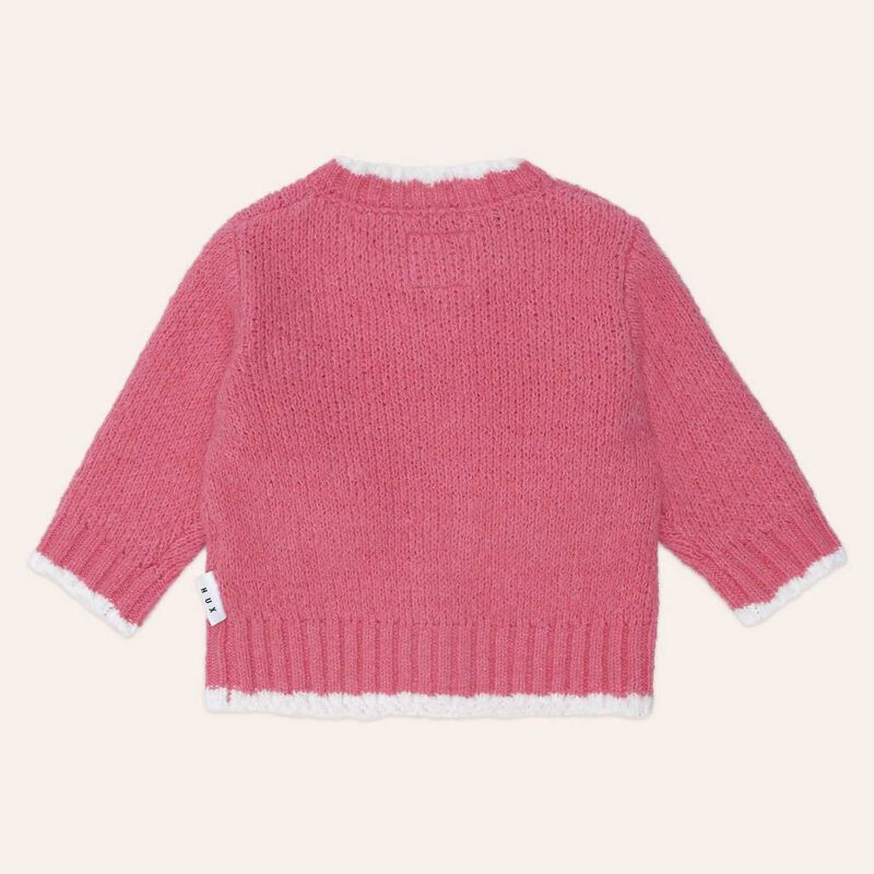 Huxbaby Crochet Bow Cardi 6M-2Y image number 1