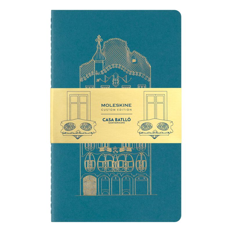 Moleskine LE Cahier Notebook XL Set 2 Ruled + Plain Casa Batllo image number 0