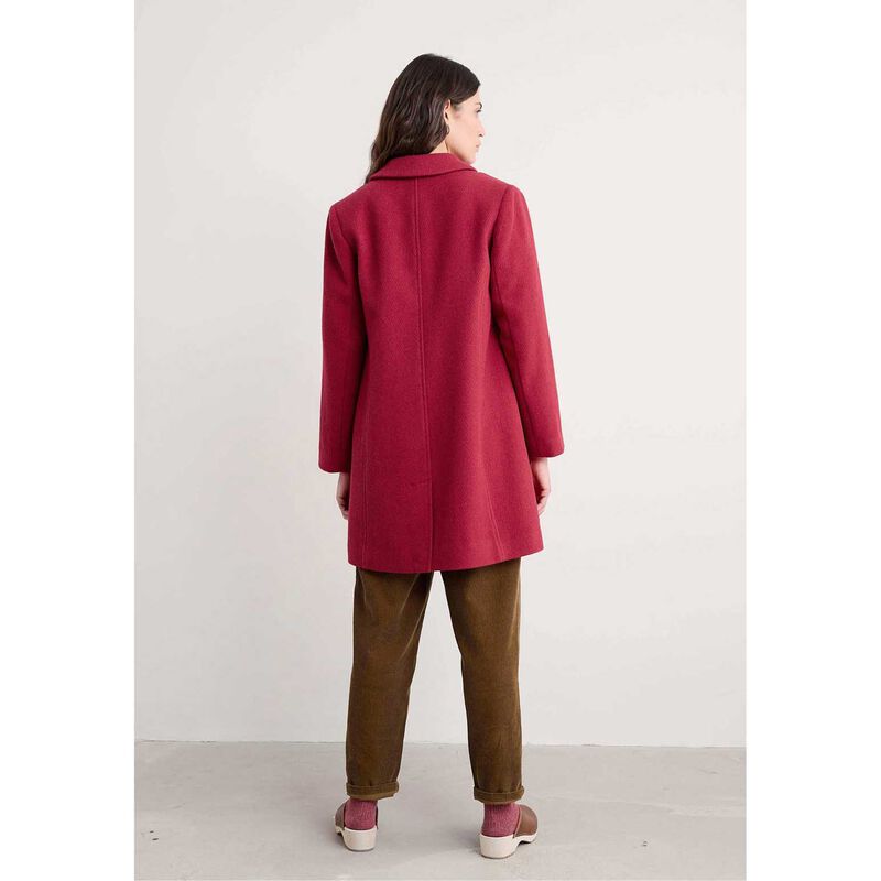 Seasalt Cornwall Wood Cabin Coat Maple image number 1