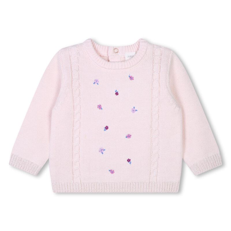 Carrement Beau Flower Emb Sweater 6M - 18M image number 0