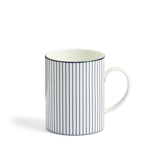 Wedgwood Gio Mug 35ml Pinstripe White