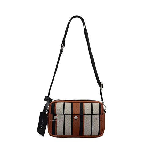 Radley Hadleigh Place Stripe Small Ziptop Crossbody Bag