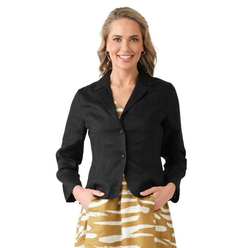 B Essentials Linen Jacket image number 4