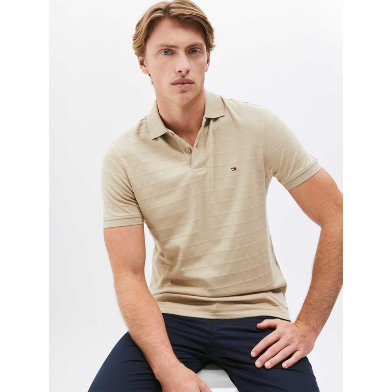 Tommy Hilfiger Merc Jacquard Stripe Reg Polo image number 2