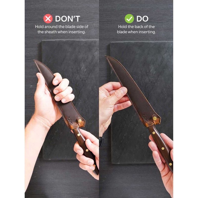 Cain & Abel Poseidon Leather Knife Sheath image number 2