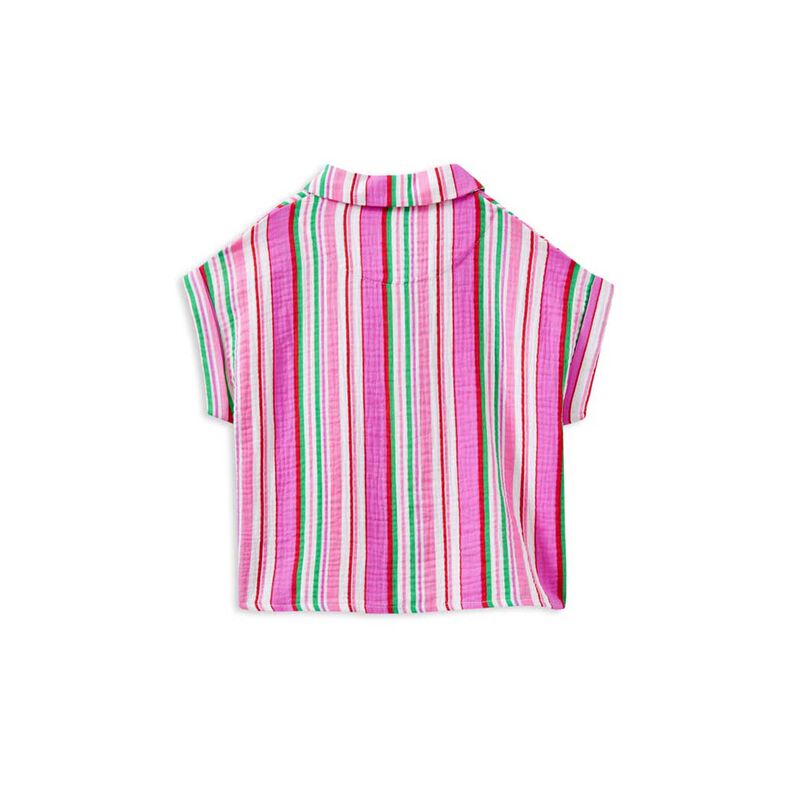 Milky Crinkle Stripe Shirt image number 1