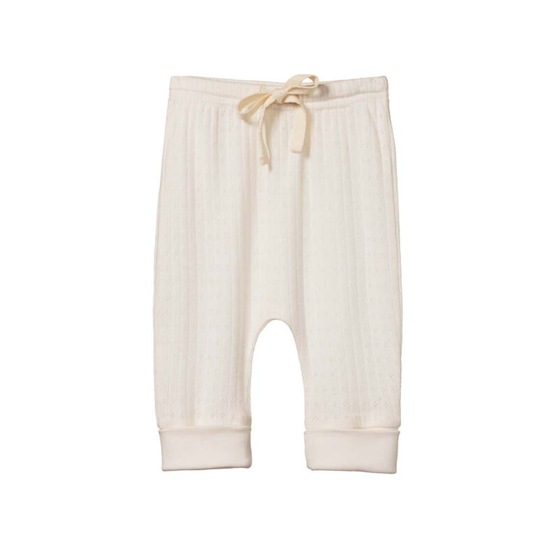 Nature Baby Drawstring Pants Pointelle image number 0