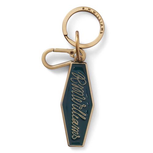 R.M. Williams Rope Logo Enamel Keyring R.M. Williams Rope Logo Enamel Keyring