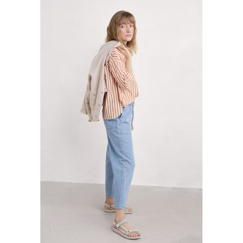 Seasalt Cornwall Eyebright Shirt Mini Scallion Cumin image number 3