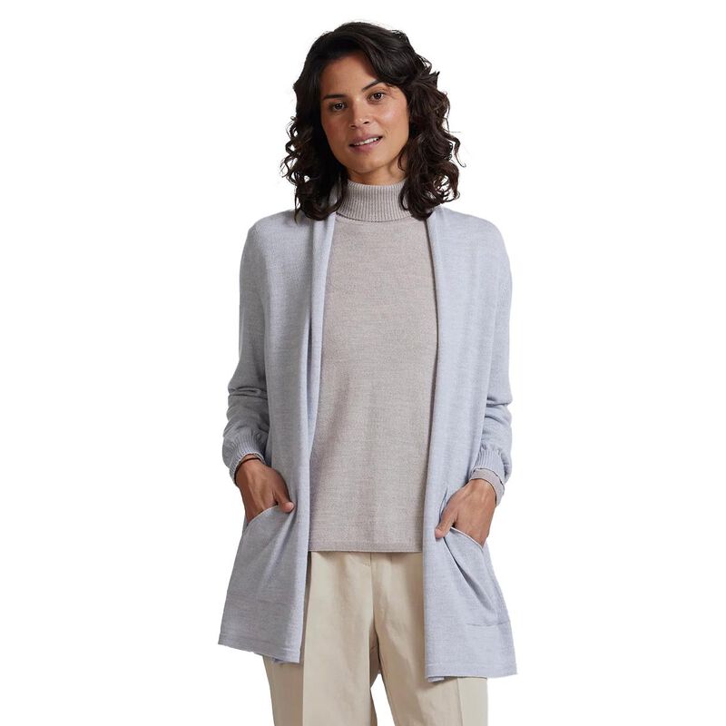 Royal Merino Open Front Long Cardigan image number 1