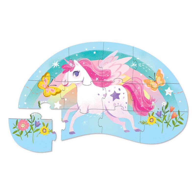 Croc Creek 12pc Mini Puzzle Sweet Unicorn image number 1