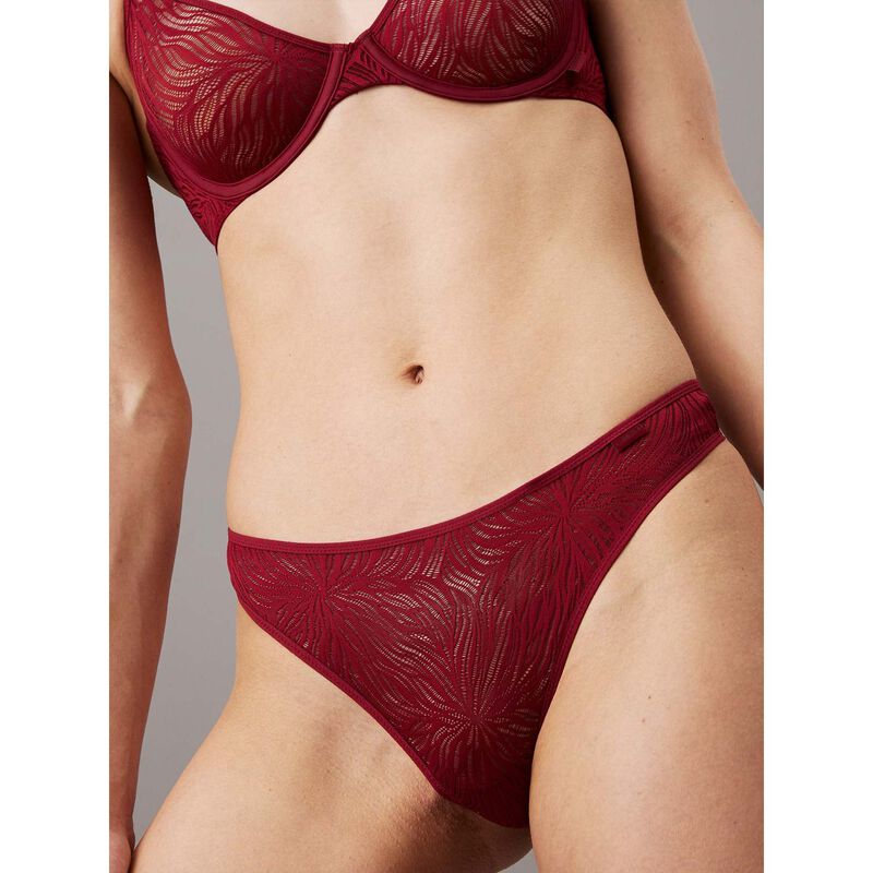 Calvin Klein Sheer Marquisette Lace Thong image number 2