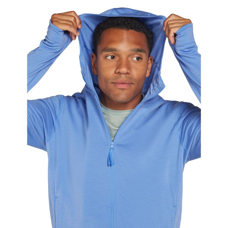 Icebreaker M Merino 360 RealFleece Elemental LS Zip Hood image number 2