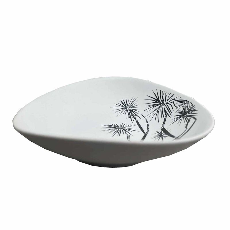 Jo Luping Ti Kouka Black On White 10cm Porcelain Bowl image number 1