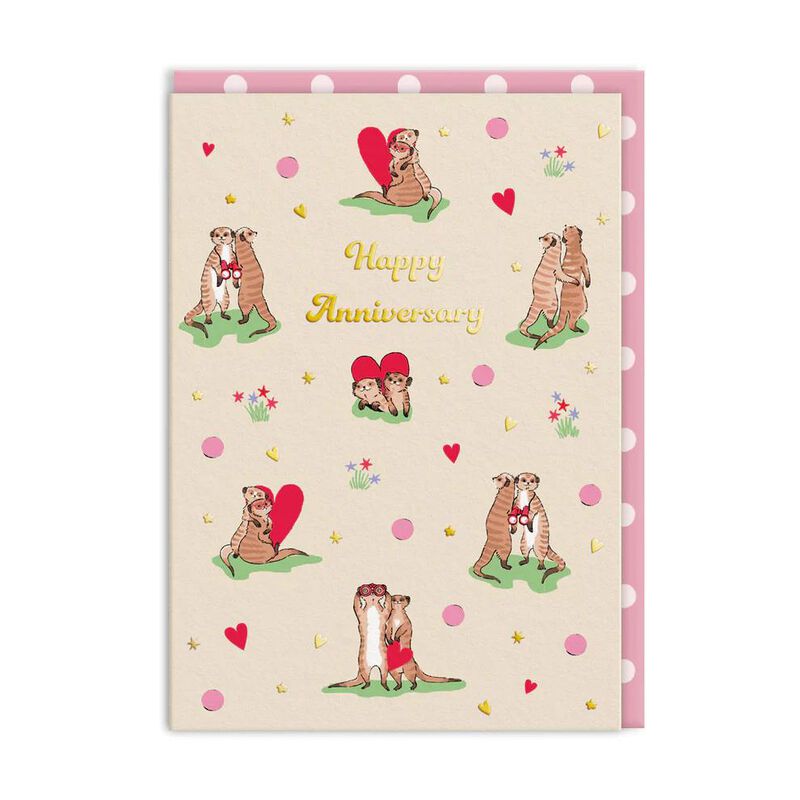 Cath Kidston Meerkats Anniversary Card image number 0